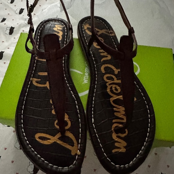 Sam Edelman Gigi Leather Sandals - Picture 5 of 7